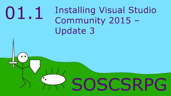 Lesson 01.1: Installing Visual Studio Community 2015 - Update 3