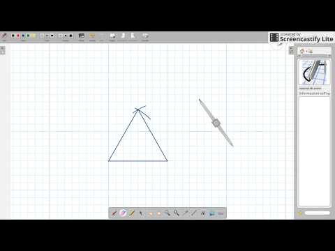 Video: Come si costruisce un triangolo equilatero con un compasso?