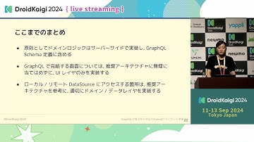 DroidKaigi 2024 - [JA] GraphQLの魅力を引き出すAndroidクライアント実装 | Kurumi Morimoto