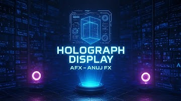 Futuristic Holographic Display | Sci-Fi Tech Animation