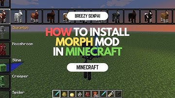 How To Install Morph Mod In Minecraft Java Edition