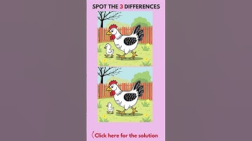Spot 3 Differences #121.2