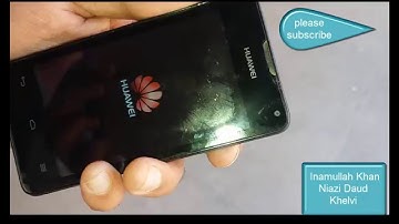 huawei ascend y300  Restore/Remove Password
