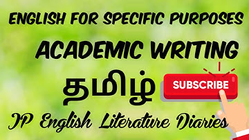 Academic Writing - English for Specific Purposes in Tamil