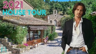 Johnny Depp House Tour 2021 | $55 Mil France Village + LA Mansions | Celebrity Lifestyle