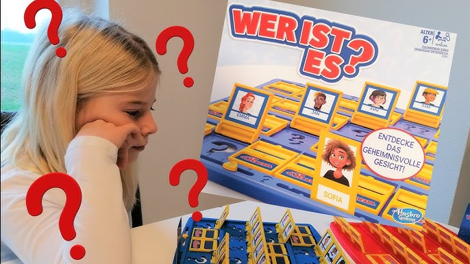 WER IST ES? / GUESS WHO? - Spielregeln TV (Spielanleitung Deutsch