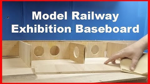 Building a model railway exhibition baseboard