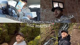 SOLO ROAD TRIP! Magical Forests, Waterfalls & Nostalgia!! WALES & FOREST OF DEAN!
