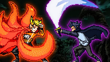Naruto Baryon V3.2 VS Sasuke BNG OP in Jump Force Mugen