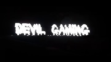 Devil gaming intro