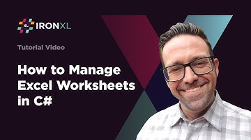 How to Manage Excel Worksheets in C# | IronXL