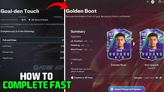 HOW to Get the GOLDEN BOOT EVOLUTION FAST in FC 26!? (How to complete Goal-den Touch Objective) screenshot 1