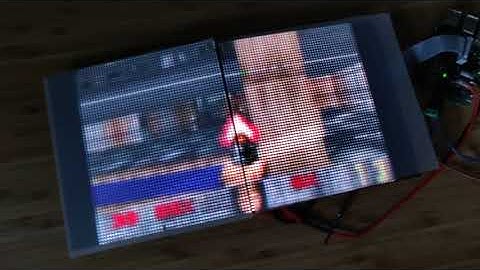 Doom on a HUB75 panel?  Because why not.