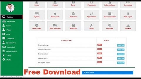 Hospital Management System in c# with source code