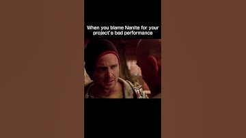 Nanite is not the devil #unrealengine #gamedevelopment #meme