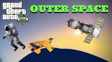 What happens if you FLY to the END of the MAP? - GTA V #7