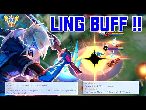 LING BUFF‼️NEW PATCH BUILD LING 2024 • LING BACK TO META ?! Mobile Legends