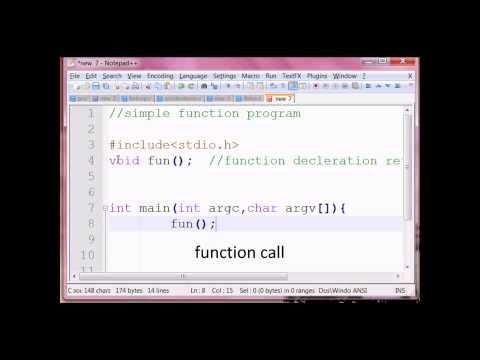 functions in C programming