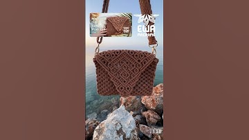 Macrame Caramel bag TUTORIAL 🤎 Part 1 is on my channel 🤎 Join NOW to watch🤎Part 2 coming soon🤗