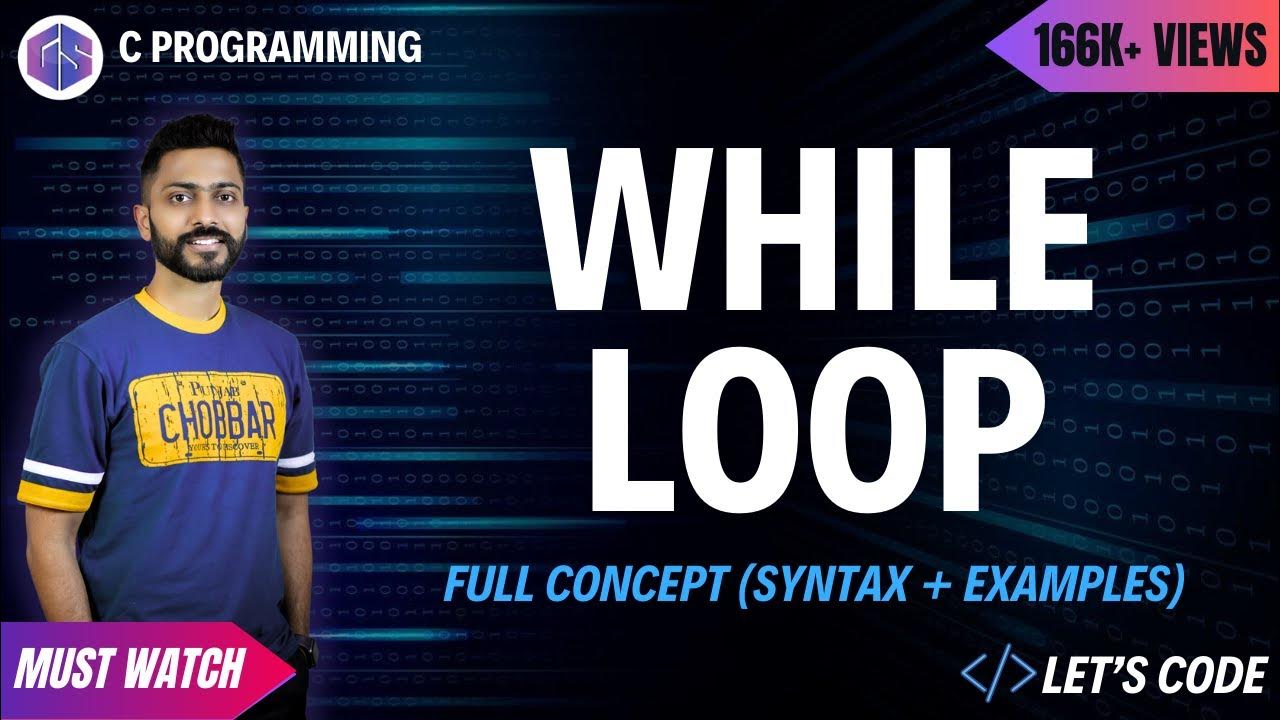 While loop in C Programming with examples - YouTube