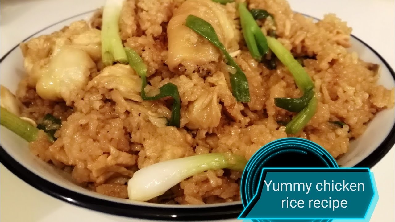 ONE POT SESAME OIL CHICKEN RICEChicken ricepot YouTube