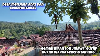 Bikin Kangen Kampung Halaman Suasana Pelosok Desa Bikin Ancak & Gunungan Seperti Thn 1980an Part 01