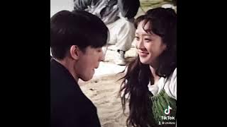 their reaction after their kiss scene, SO CUTE!! 😍 #cheerup #kimhyunjin #hanjihyun #kdrama