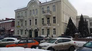 16th of January 2021. Writers&#39; House in Pushkin Boulevard in Rostov-on-Don.