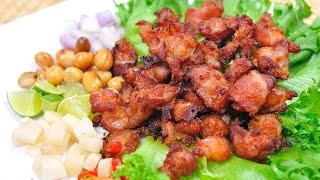 แหนมเอ็นข้อไก่ทอด