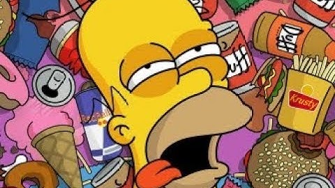 Dubstep 2018 // Effects Audio Visualizer // Simpson animation trippy