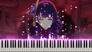 [Genshin Impact OST] - Raiden Shogun: Nightmare | [Piano Transcripsion]