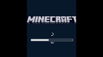 Blue Minecraft loading screen loop