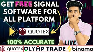 Get 100% Free Signal Software | 100% Winnings All platform | Quotex Software | By Rehan Ahmad