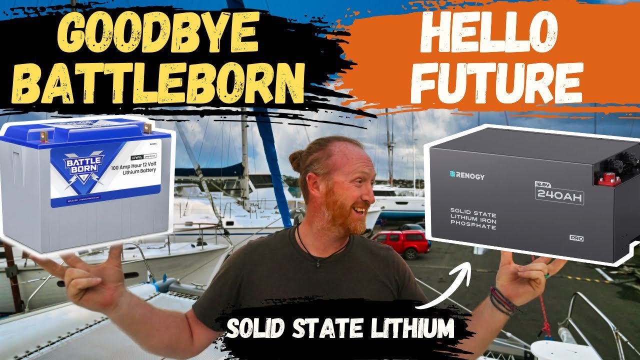 ⁣GOODBYE BATTLEBORN, HELLO FUTURE! (Renogy Pro S1 battery install) [RED SEAS]
