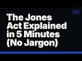 The Jones Act Explained in 5 Minutes (No Jargon)