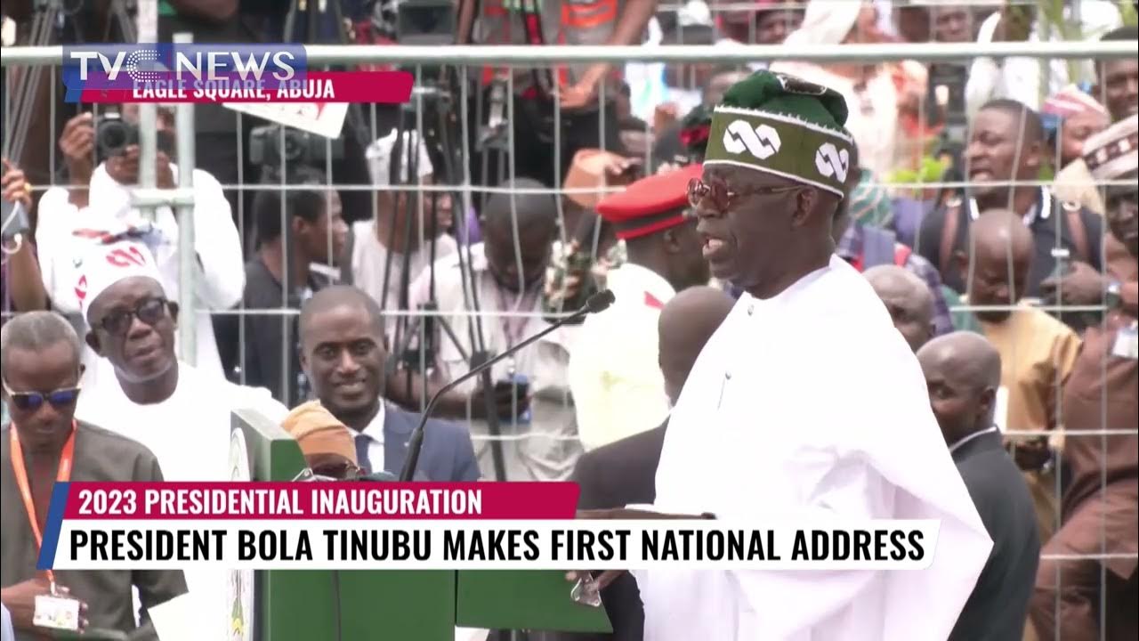 (WATCH) President Bola Tinubu’s inauguration speech