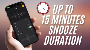 How to Set Snooze Duration Anywhere from 1 to 15 Minutes in iOS 26