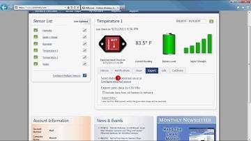 Export Monnit Wireless Sensor Data to External Source