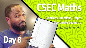 CSEC Maths Revision 2023 - Relations, Functions, Graphs & Coordinate Geometry