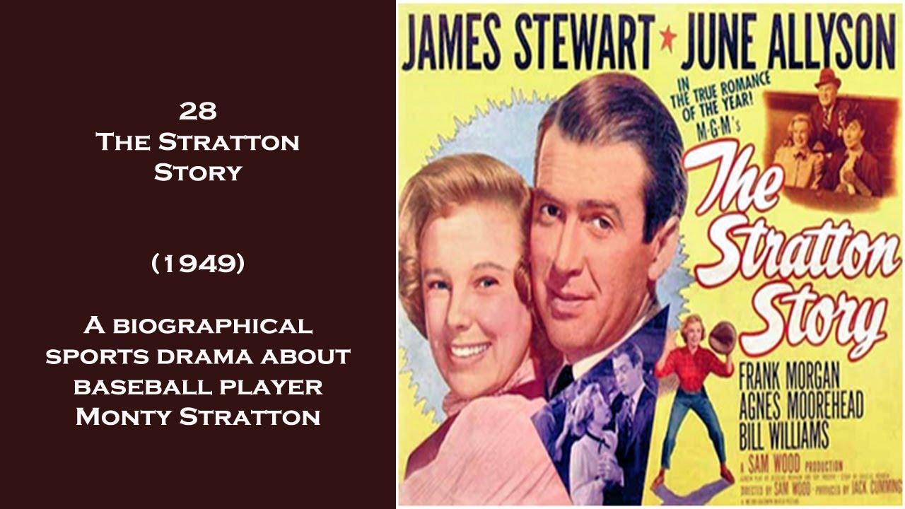 Stratton Ballplayer The Stratton Story (1949): A biographical sports drama about baseball ...