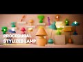 Procedural Stylized Vertex Coloring and Lamp Modeling | SideFX Houdini Breakdown