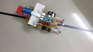Line follower using Raspberry PI tutorial using python