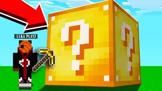 Minecraft უზარმაზარი Lucky Block ვიპოვე