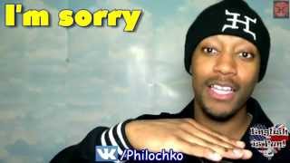 How to say "I'm Sorry"