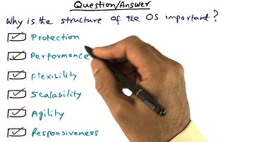 Importance of OS Structure Quiz Solution - Georgia Tech - Advanced Operating Systems
