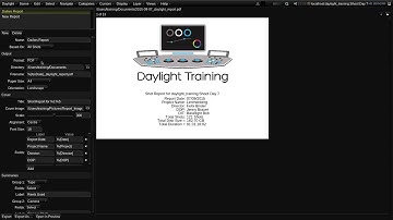 Daylight Introduction Part 5 - Rendering & Reports