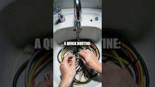 Pocket Organizer Hack: Hidden Cable Manager Under the Sink