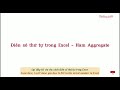 Điền số thứ tự trong Excel - Hàm Aggregate #learning #tinhocvanphong #excel