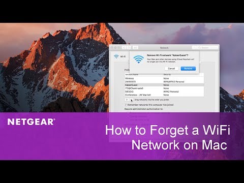 How to Forget a WiFi Network on Mac | NETGEAR