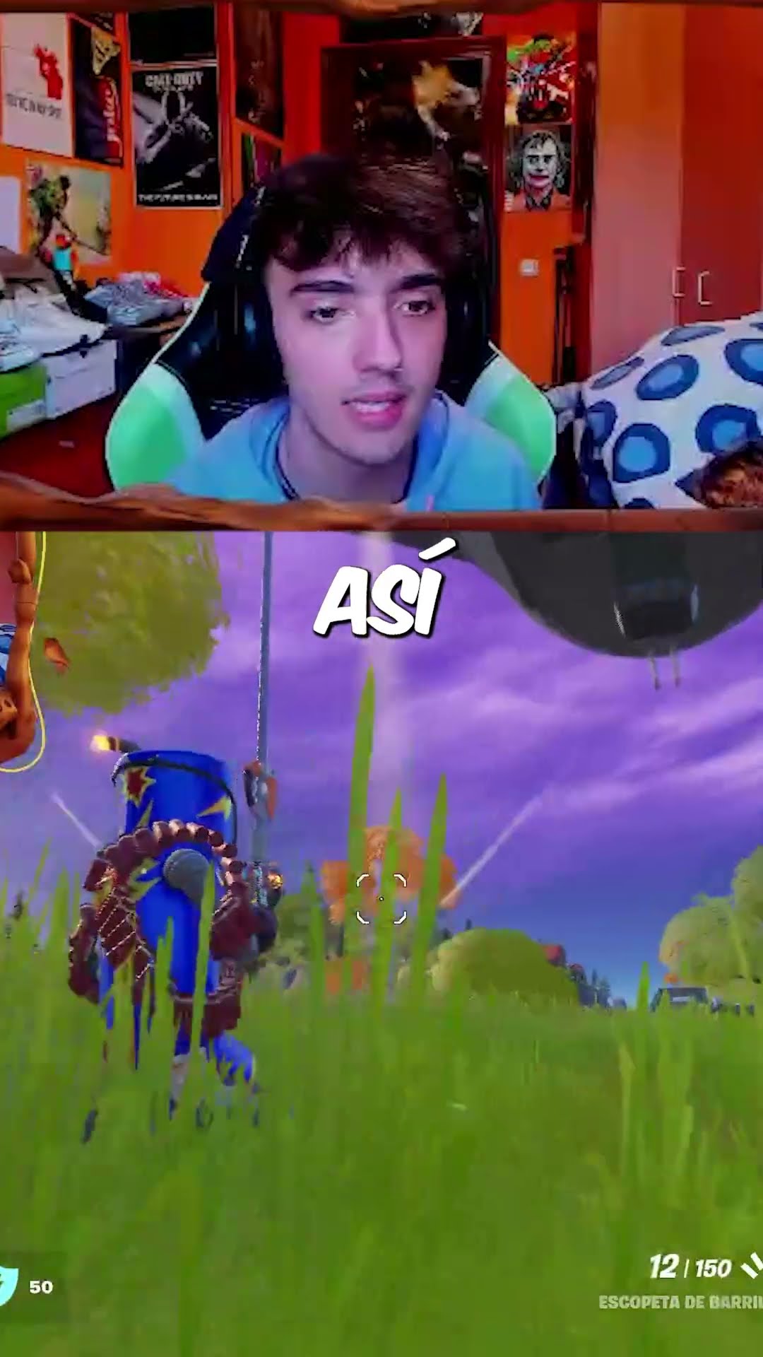 Vivir es lo de menos #shorts #fortnite
